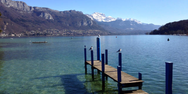 Sur les bords du lac d'Annecy