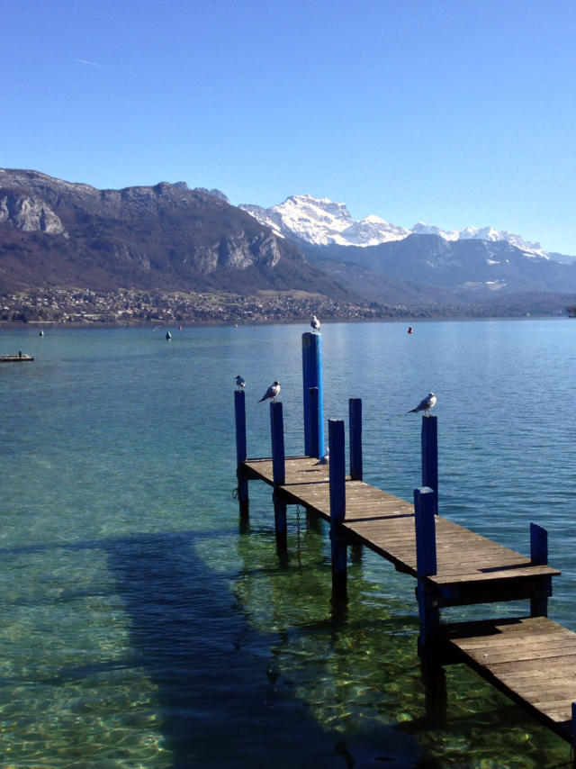 Am Ufer des Lac d'Annecy