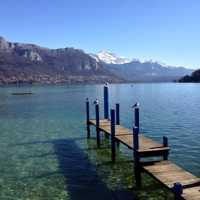 Am Ufer des Lac d'Annecy