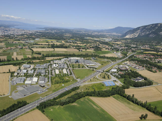 Vista aérea de Archamps Technopole