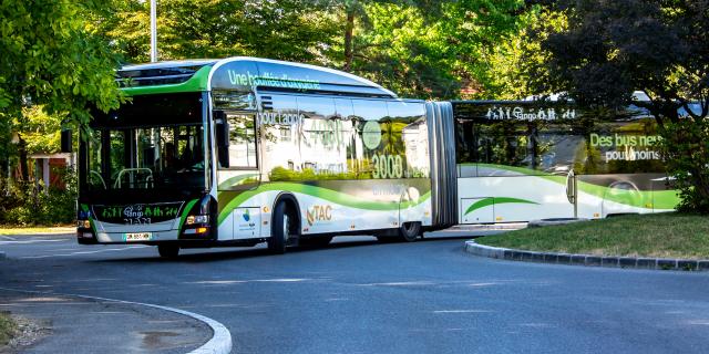 Transport en bus dans les Monts du Genevois