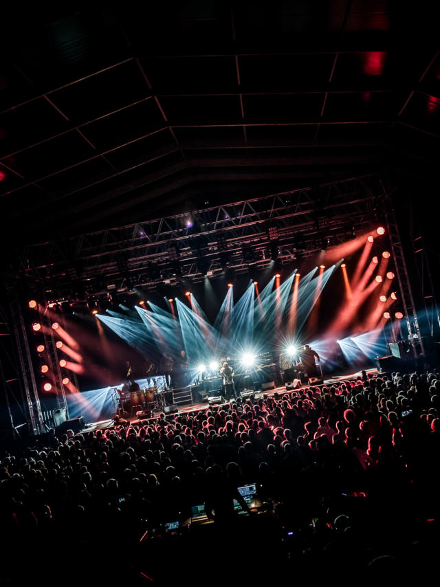 Guitarra en el escenario