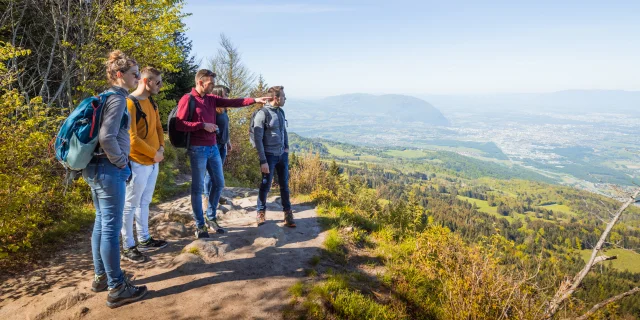 Hiking in Voirons mountain