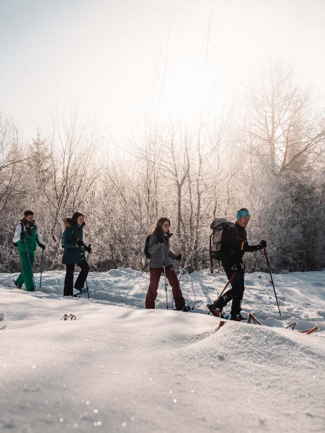 Schneeschuhwanderung in Les Voirons Mathis Decroux 18