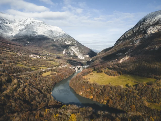 Défilé de l'Ecluse en hiver